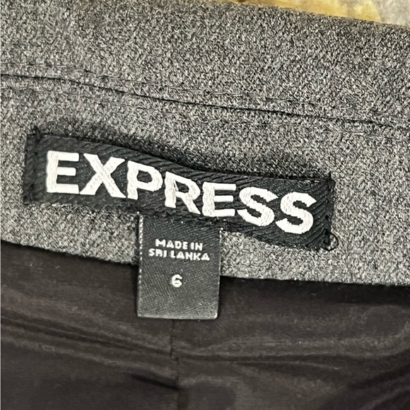 EXPRESS Women’s 6 Stretch Gray Single-Button Double Vent Blazer - Picture 8 of 12